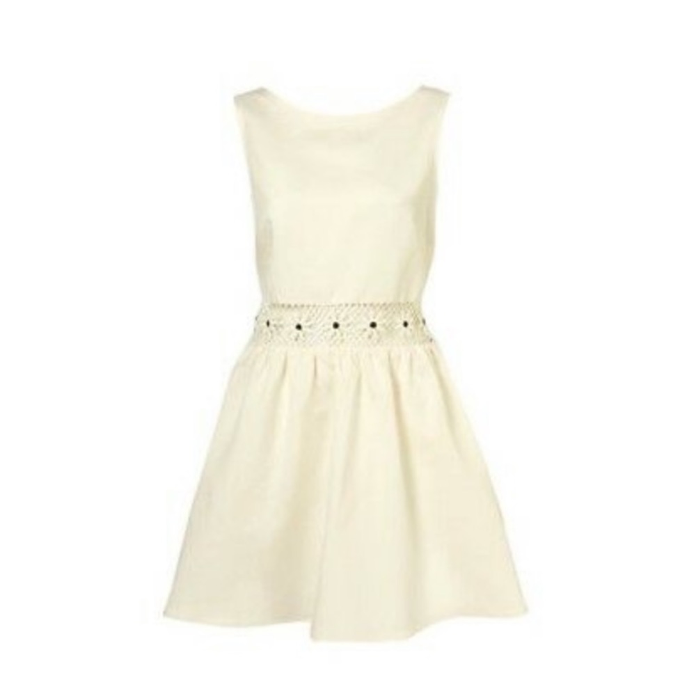 Topshop crotchet dress US SIZE 4 petite - Picture 2 of 3